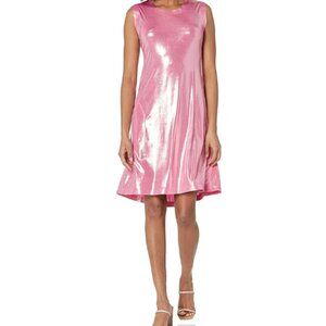 Norma Kamali Candy Pink Swing Dress